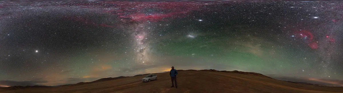 Stars over the Atacama Desert